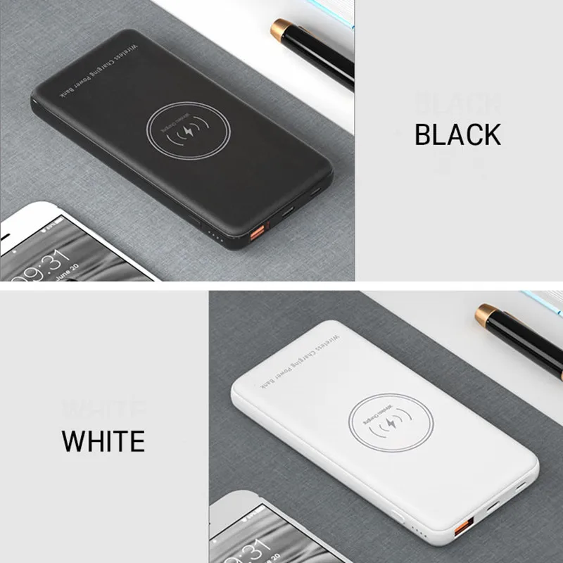 

Wireless Power Bank 10000mAh 22.5W Super Fast Charging 15W Wireless Fast Charging Portable Power Bank External Battery Charger