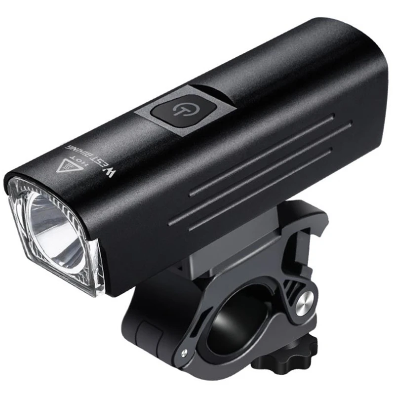 

WEST BIKING 1300 Lumen Bicycle Front Light USB Recharge Cycling Equipment Led Flashlight MTB Scooter Bike Accessories