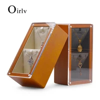 oirlv wooden ring box earrings box necklace box bracelet watch box jewelry storage case jewelry organizer box