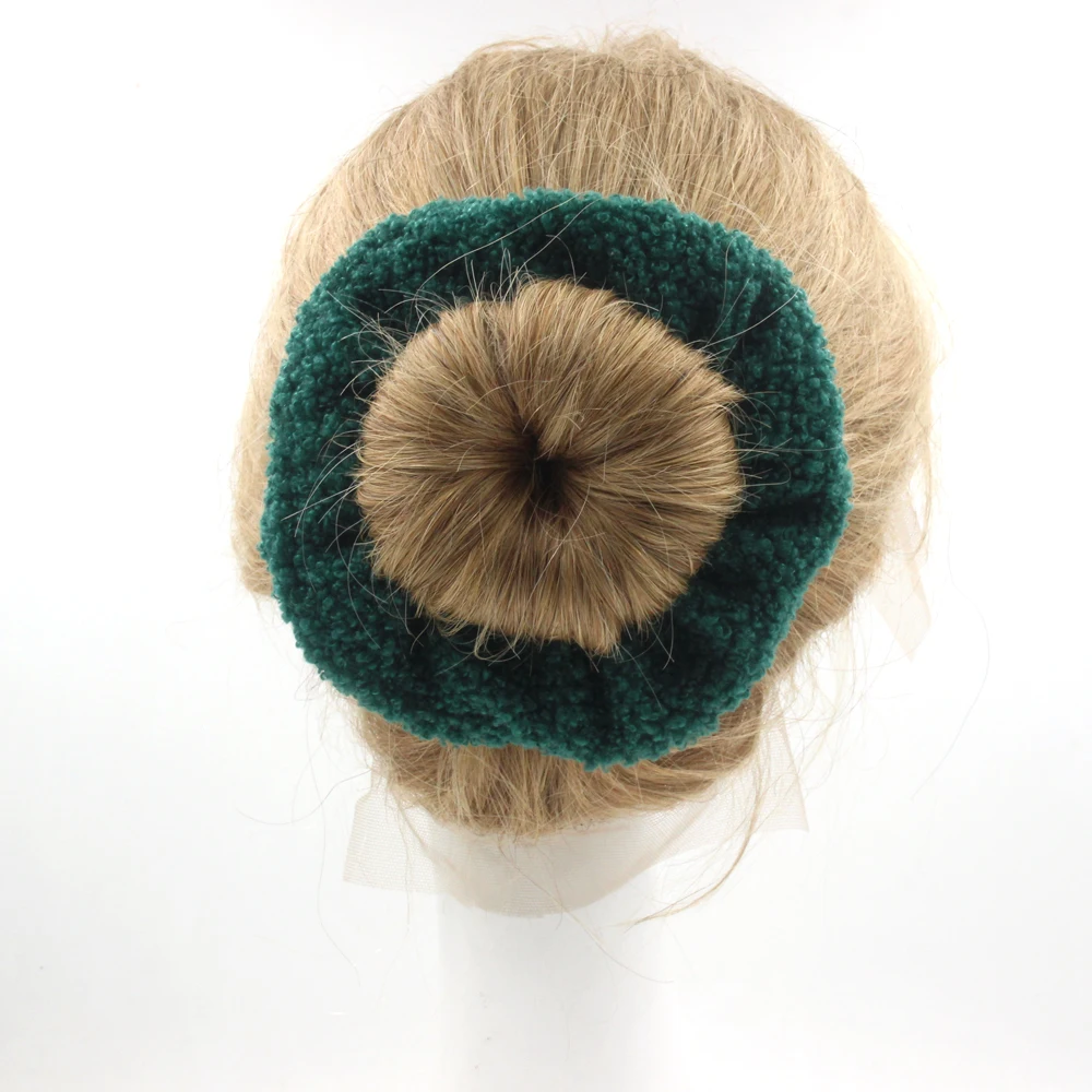 Пушистая веревка для волос из искусственного меха девочек милый плюшевый мишка