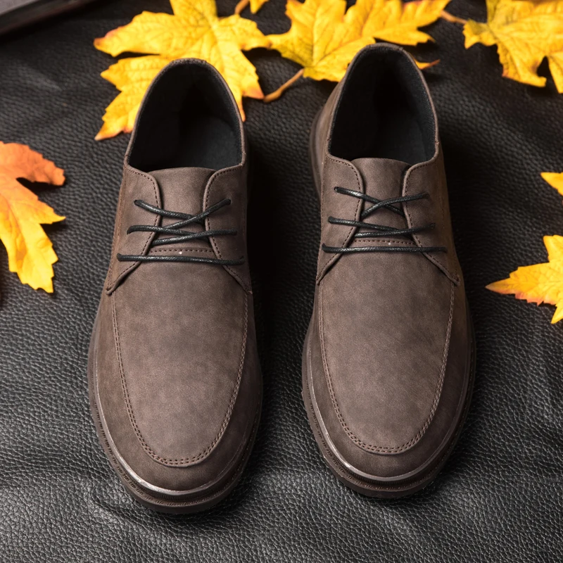 retro elegant leather men casual shoes italian dress work male footwear classical moccasins homme designer oxford for | Обувь