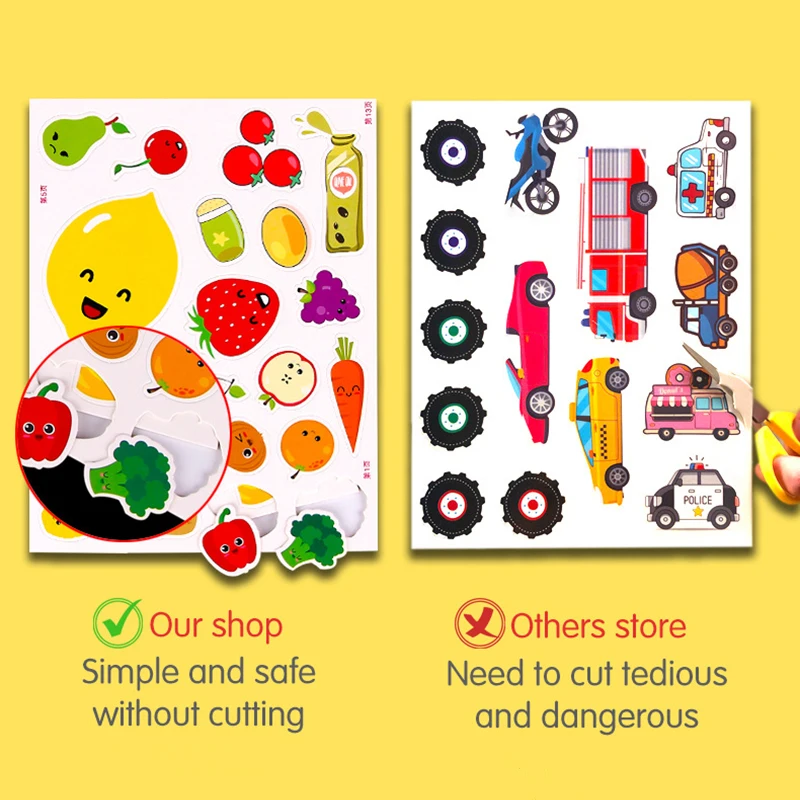 Детская развивающая игрушка Монтессори для пастбища игра сортировки животных