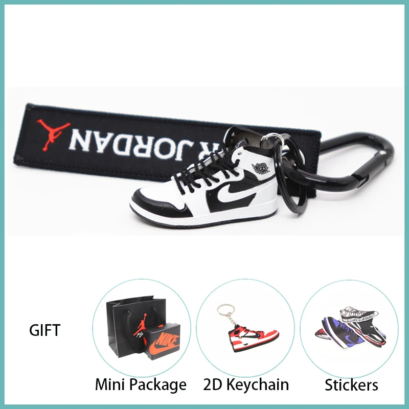 Новинка ручной работы 3D AJ Key ChaiAir Mini Jordan кроссовки модель милый брелок для ключей Баскетбольная обувь Подарочный Брелок для ключей модные украшения - Цвет: 33