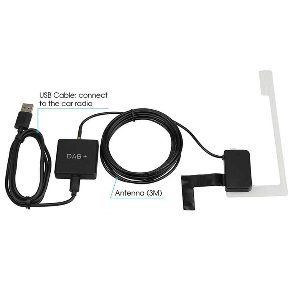 Автомобильный внешний аудио вещательный DAB + коробка цифровой радиоприемник