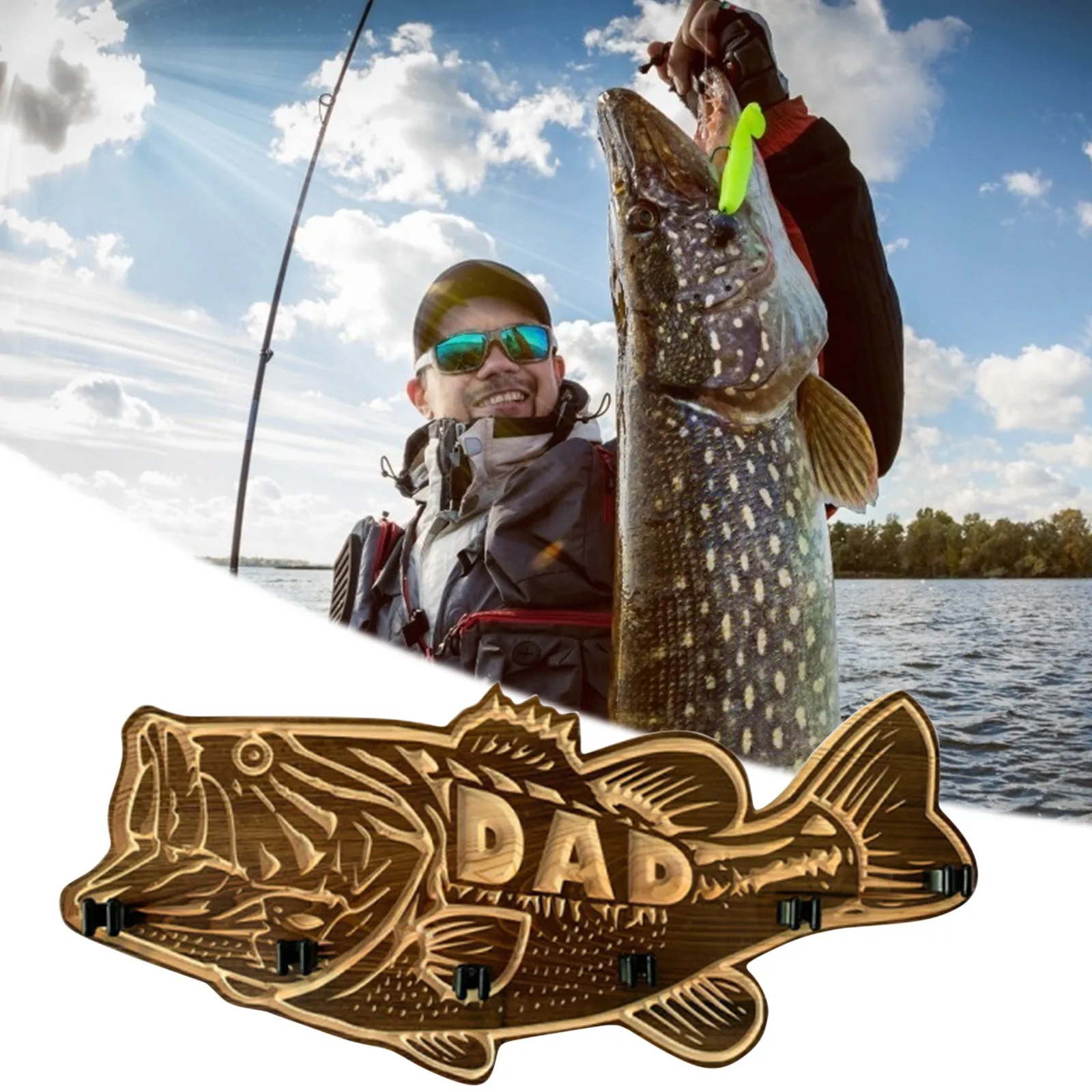 Деревянные фигурки для ловли окуня домашние миниатюры Винтажные Украшения