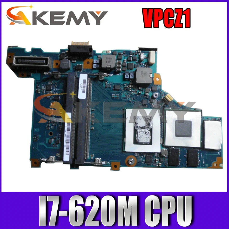 

AKEMY Laptop Motherboard For Sony Vaio VPCZ1 VPCZ1390X A1754727A A1789397A MBX-206 DDR3 I7-620M CPU Main Board full tested