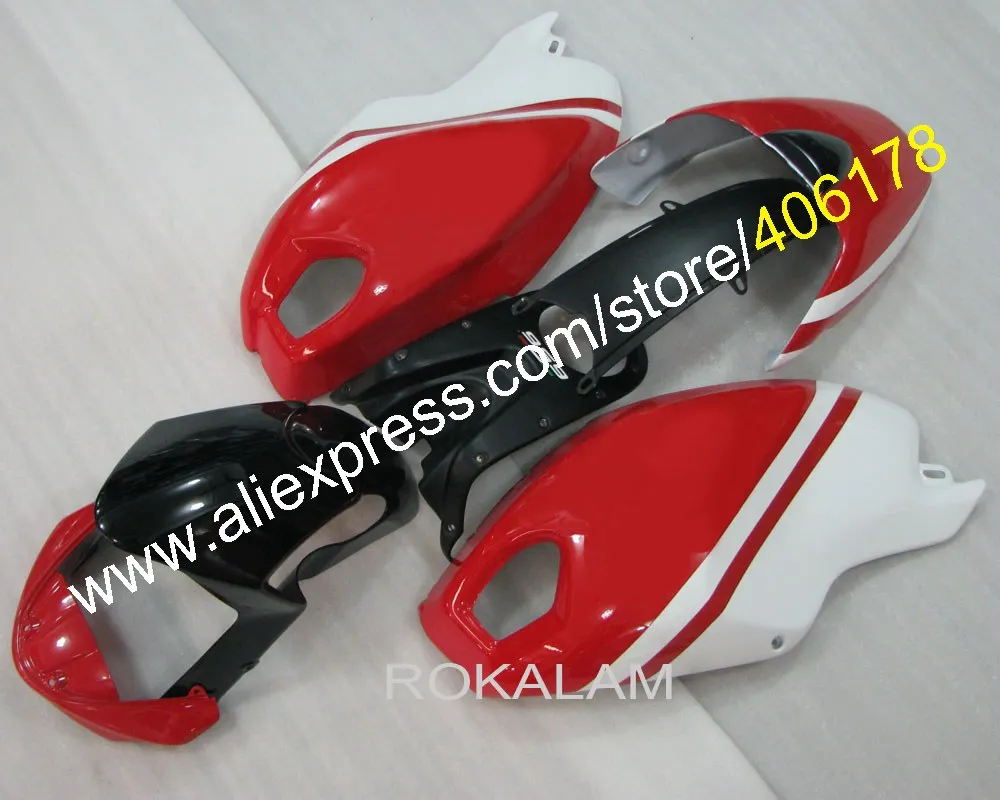 

Red Black White For Ducati Fairing 696 796 795 M1000 M1100 09-13 ABS Motorcycle Fairings Kit (Injection Molding)