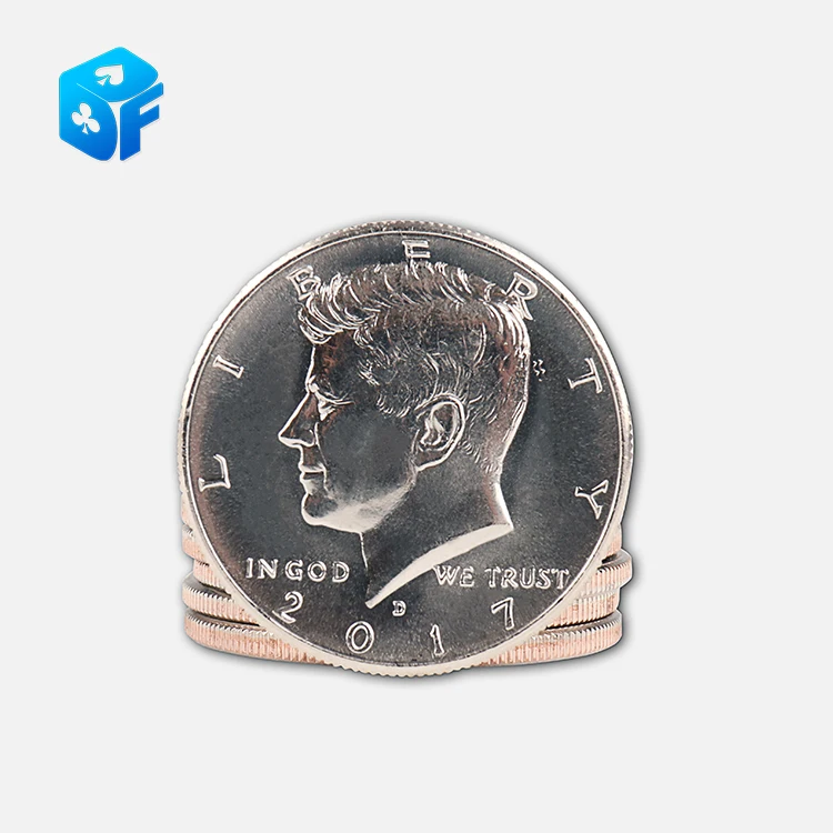 Волшебная монета Серебряная 50 центов|coin operated game machine|coin beadscoin clock |