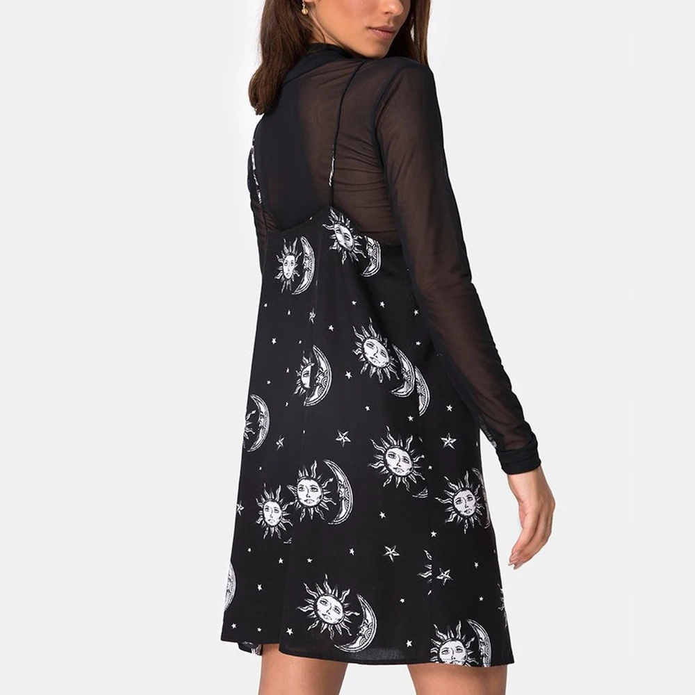 

Boho Straps Belt Dress Black Sexy Elegant Club Party High Street V Neck Ladies Dresses New Arrival 2021 Fashion Streetwear Top