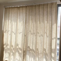 1pc home decoration european style 1 81 8m curtains for living room linen blending cloth accept customized