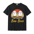 Винтажная забавная футболка Boo Bees на Хэллоуин, Классические хлопковые мужские футболки