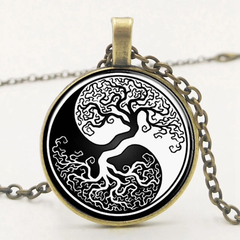 Стиль Новинка В стиле ретро Красивая сплав Черный и белый с изображением символа