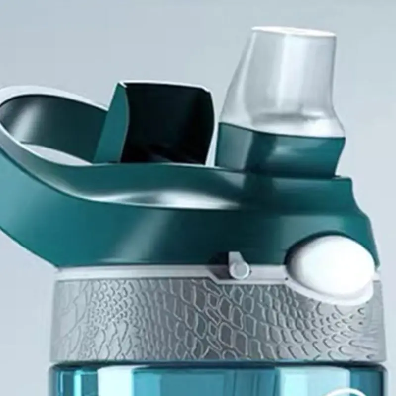 

Outdoor Sports Large Capacity Portable Water Bottle Leakproof Clear Plastic Head Anti-leak Drinking Cup for Running