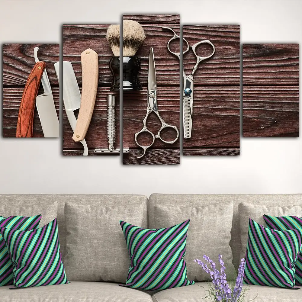 5 шт. печать на холсте декоративные картины Nordica Hogar Pintura Cuadros Decoraci N рисунок высокой