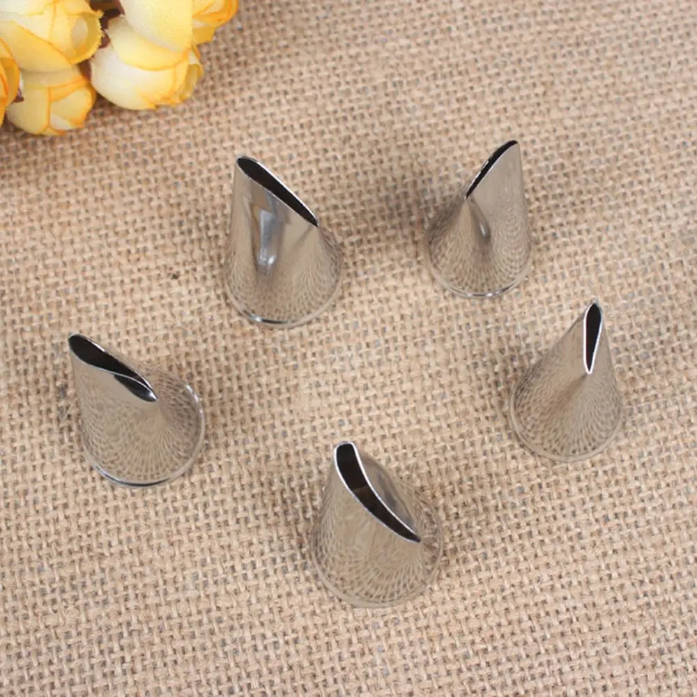 Новинка 5 шт. Роза лепесток металлические насадки для сливок декорирования торта