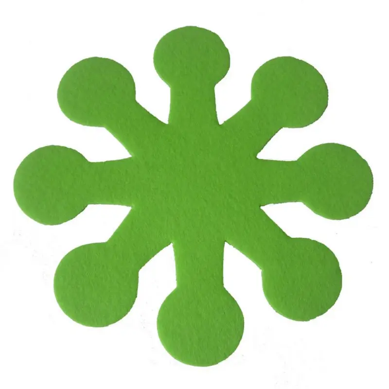 4 шт. пасхальные цветок форменный горшочек сковорода защита для тарелок