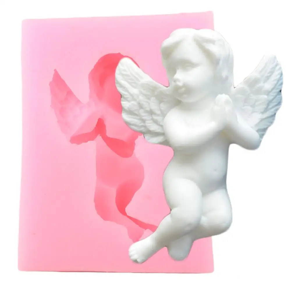 Силиконовые 3D формы в виде ангела сделай сам инструменты для украшения торта на
