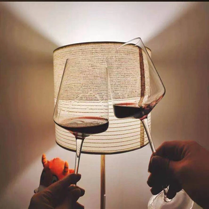 

2PCS/LOT Romantic Luxury Goblet for A Couple of Burgundy Crystal Glass Creations Wine Glass