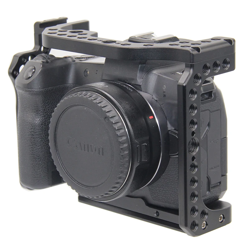 

Профессиональная клетка для камеры Canon EOS R с Coldshoe 3/8 1/4 резьбовые отверстия Arca Swiss БЫСТРОРАЗЪЕМНАЯ пластина защитная клетка для камеры