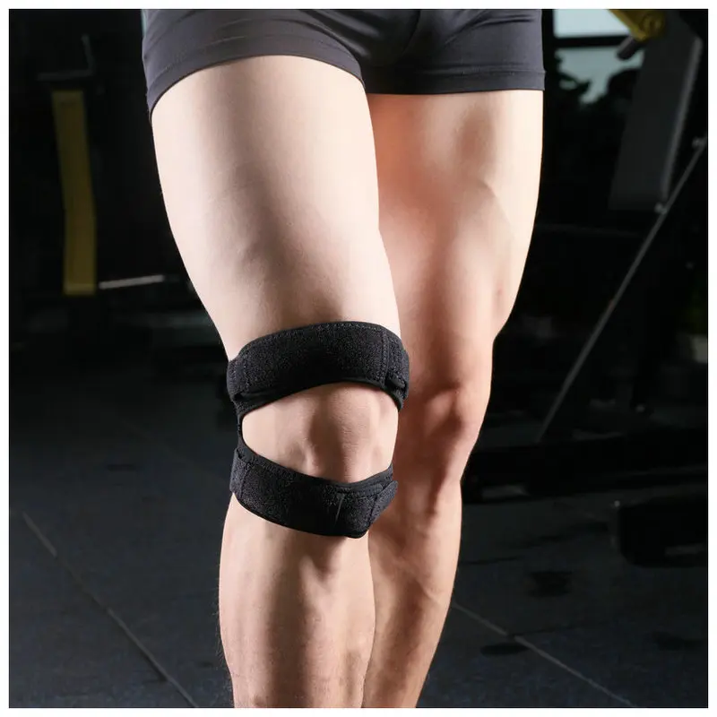 

1PCS Adjustable Knee Patellar Tendon Support Strap Band Knee Support Brace Pads For Running Basketball Outdoor Sport -40