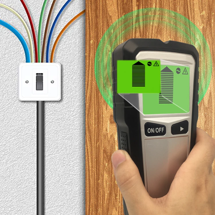 

Metal and Live AC Wire Detection Center Stud Finder