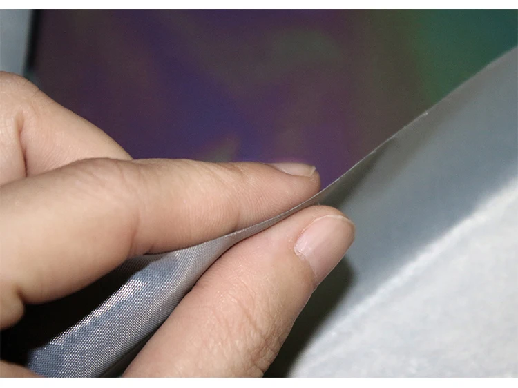 Радужный светильник отражающий градиентный светящийся ширина 140 см