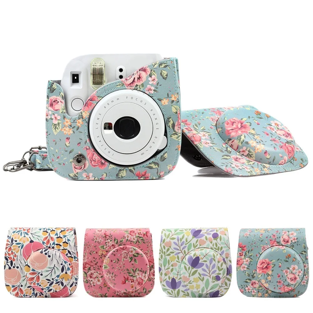 Защитный чехол Besegad из искусственной кожи для камеры Fuji Fujifilm Instax Mini 8 + 9 аксессуары
