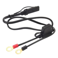 50 hot salesmotorcycle motorbike battery terminal clamp wire 12v charger adapter cable plug