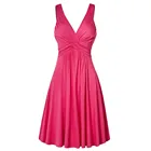 Сексуальное Кружевное мини-платье на бретельках, женское пляжное платье с V-образным вырезом, вечерний сарафан, GRAY22