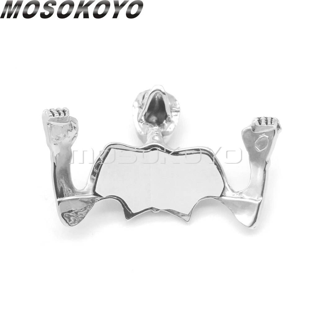 Мотоциклетный козырек фара изогнутое крыло Череп декоративные фигурки наклейки