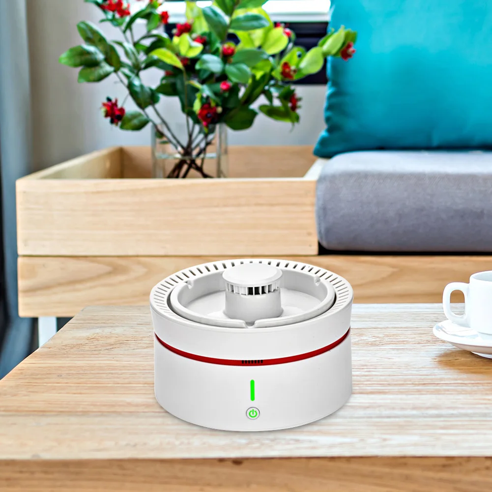 

Ashtray Secondhand Smoke Purifier USB Rechargeable Ashtray for Home Office Car Air Cleaner Home Business Accessories