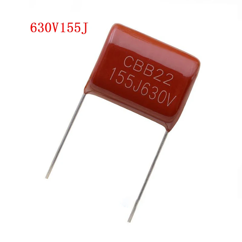 

10PCS 630V155J 1.5UF Pitch 20mm 630V 155 155J 1500nf CBB Polypropylene Film Capacitor