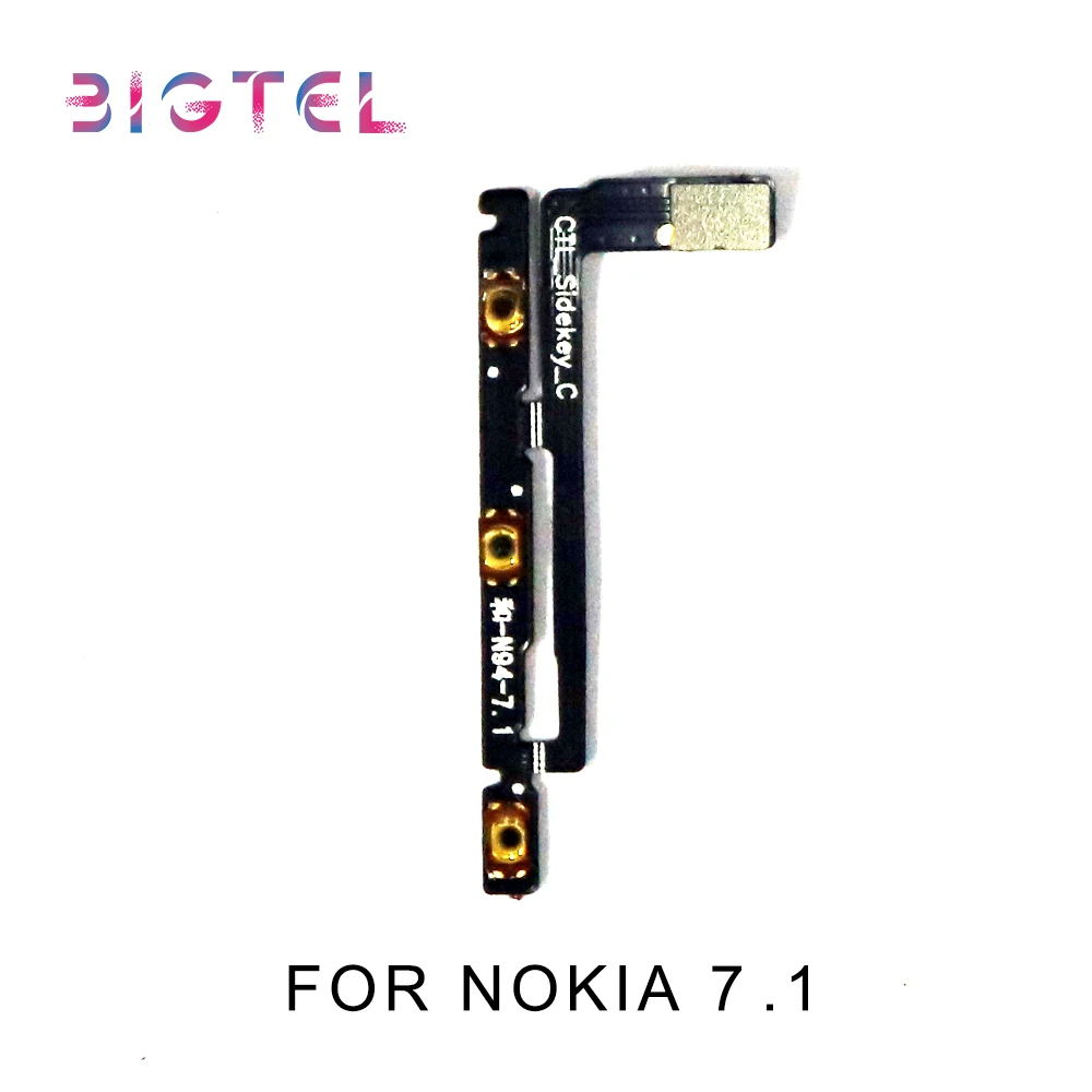 

5 Pcs/Lot 100% Original For Nokia 7.1 Side Power Volume Flex Cable Ribbon Repair Spare Parts