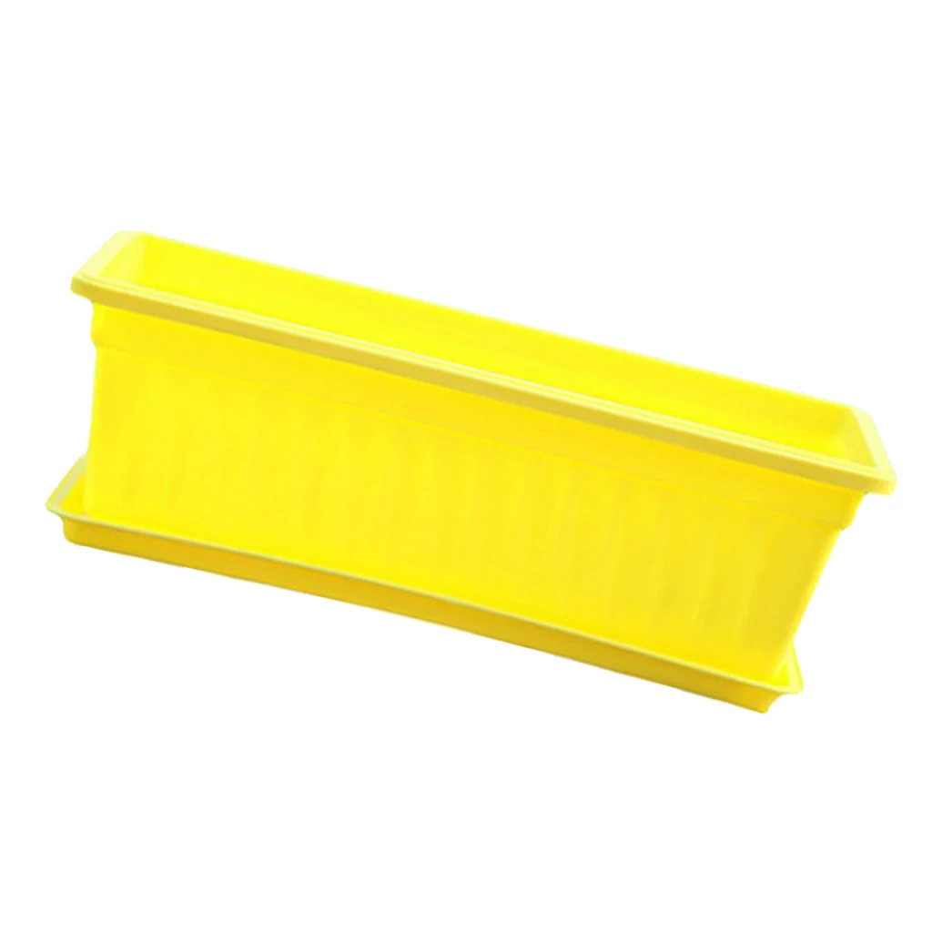 7 видов Плантатор из смолы с подносом украшение для стола прямоугольная садовая