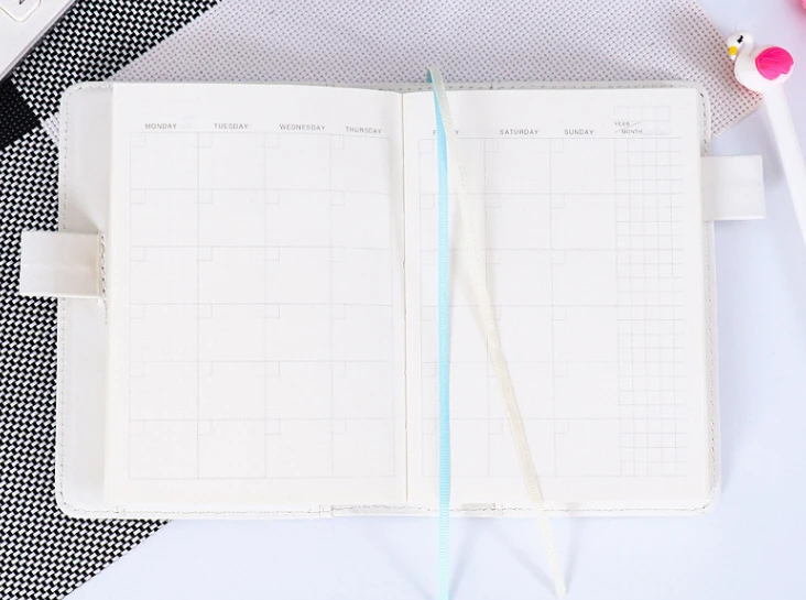 

Stationery Agenda Planner Organizer Notebook Monthly/Weekly Planner Cartoon Banana Hand Book Novelty Gift Notebook