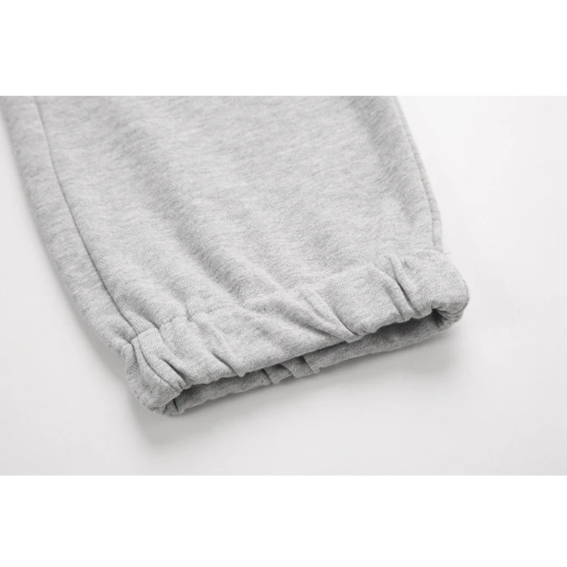 

Streetwear Grey Pants Women Spring 2021 Harem Elastic Trousers Female Fashion Pocket Harajuku Sport Pants Loose Sweatpants Lady