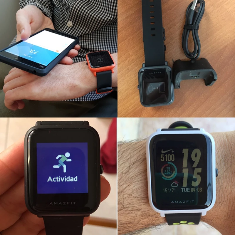 Смарт-часы Xiaomi Huami Amazfit Bip с глобальной версией, gps, Gloness, умные часы, часы 45 дней в режиме ожидания для телефона MI8 IOS