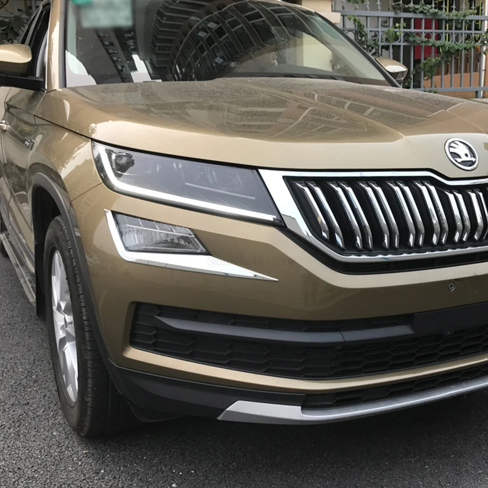 Автомобильный Стайлинг ABS хромированный передний противотуманный светильник