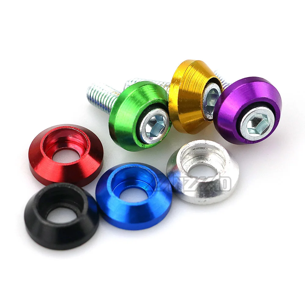 7 цветов крепежные болты для автомобильных мотоциклов гайки 6 мм Suzuki Triumph Ducati Benelli