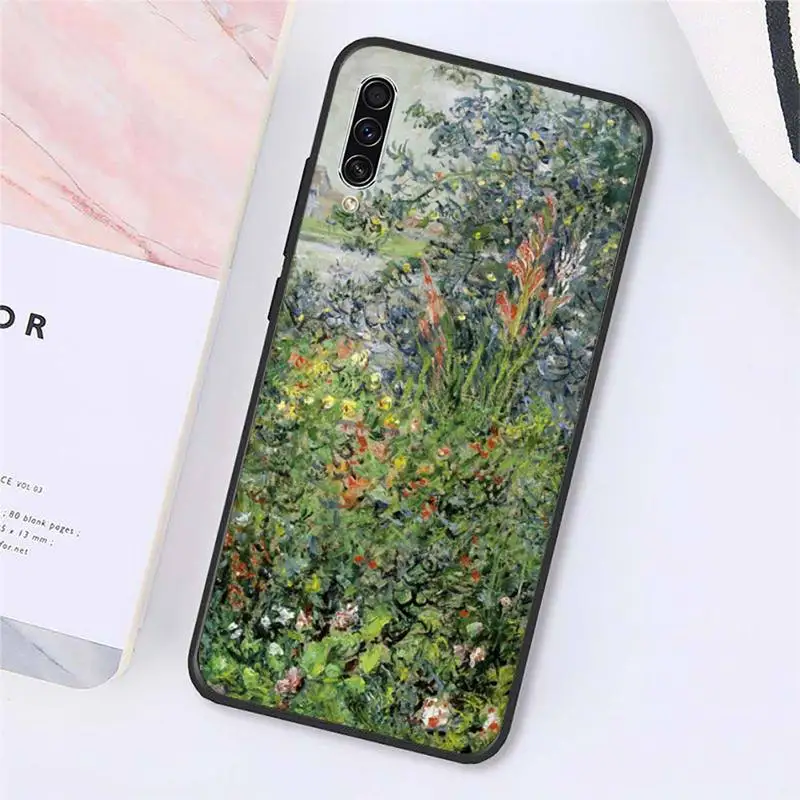

Claude Monet painting art pattern Phone Cases For Samsung galaxy S 9 10 20 A 10 21 30 31 40 50 51 71 s note 20 j 4 2018 plus