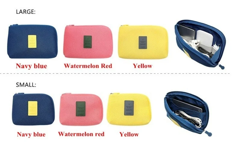 Портативная сумка для хранения цифровых продуктов USB кабеля гарнитуры ручек