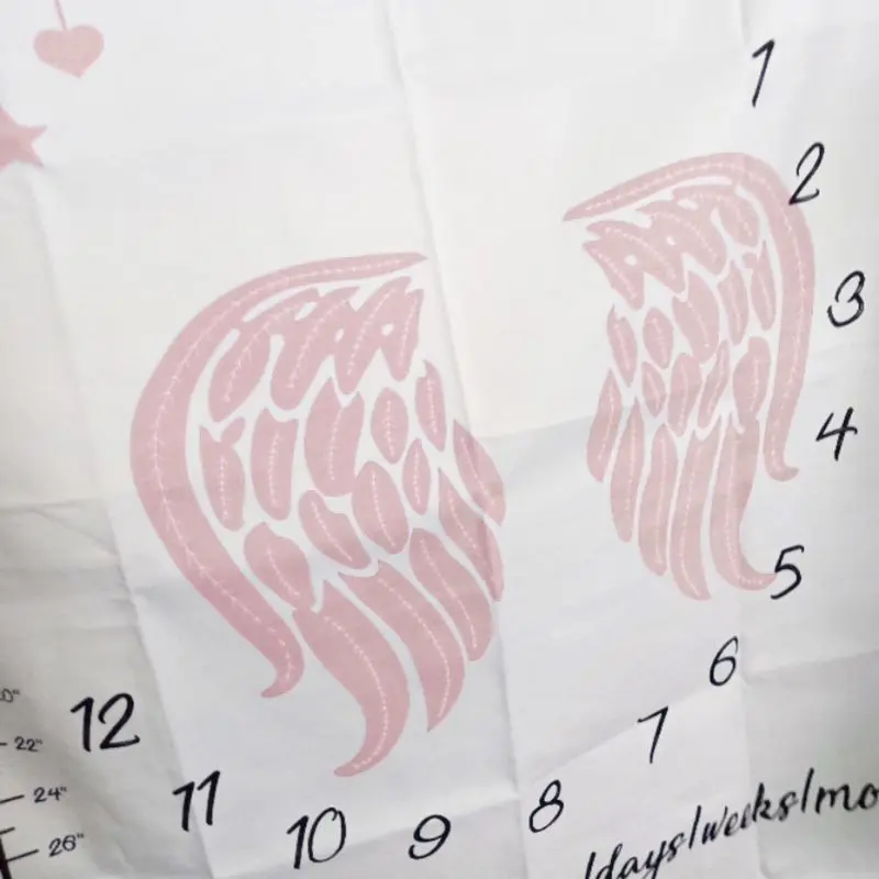 

Infant Baby Photo Blanket Photography Prop Backdrop Cloth Calendar Newborn Boys Girls Photos Accessories 4X7C