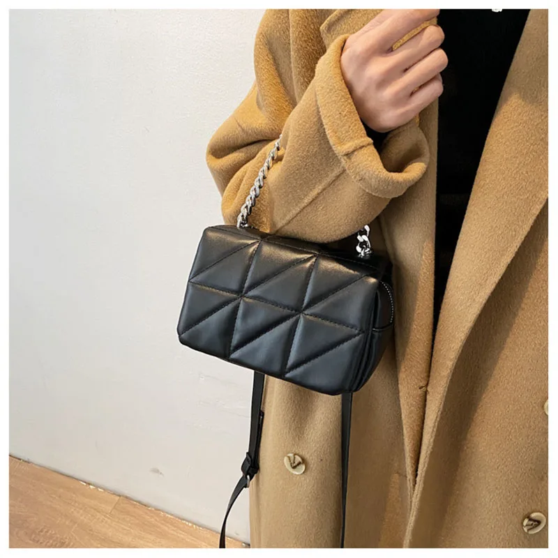 Новейшие стильные сумки для женщин 2021из искусственной кожи повседневные