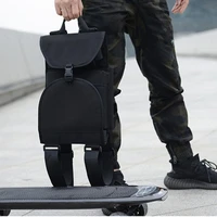 2 in 1 skateboard backpack adjustable foldable waterproof digital print skateboard carry bag for electric small fish skateboard