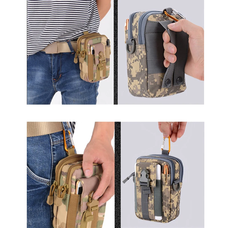 Спортивная повседневная Тактическая Военная уличная походная поясная Сумка Molle