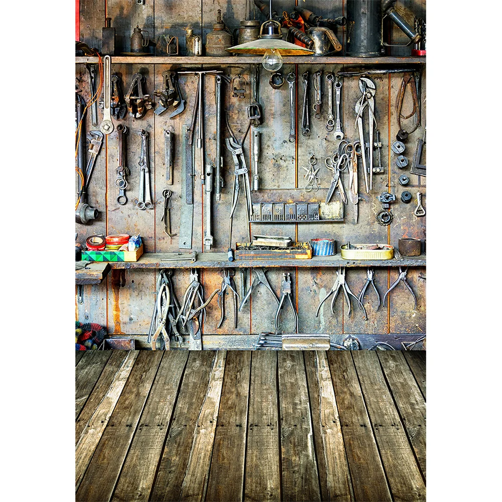 Фотофон Funnytree для мальчиков и детей фотостудия деревянные инструменты рабочий