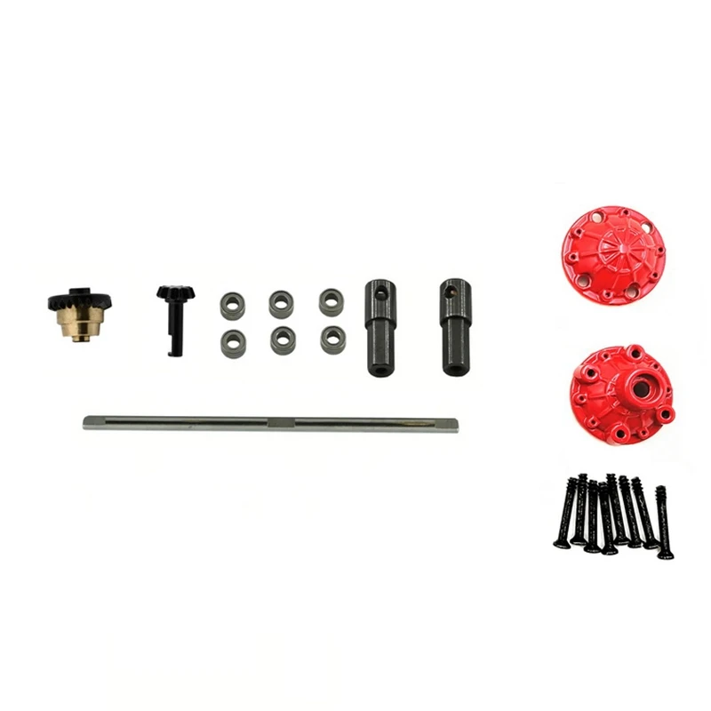 

for WPL D12 Rear Metal Shaft Shell Differential Gear DIY Modified Upgrade Accessories RC Car Toy Model
