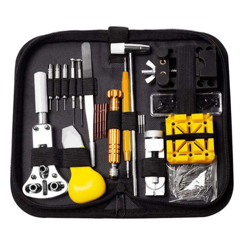 

148Pcs Watch Repair Kit Watchmaker'S Tools Watch Case Back Opener Link Remover Battery Replacement Tool Kit