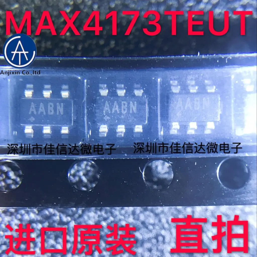

MAX4173TEUT + T silk screen AABN SOT23-6 высокобоковой усилитель обнаружения тока + 20 в/в