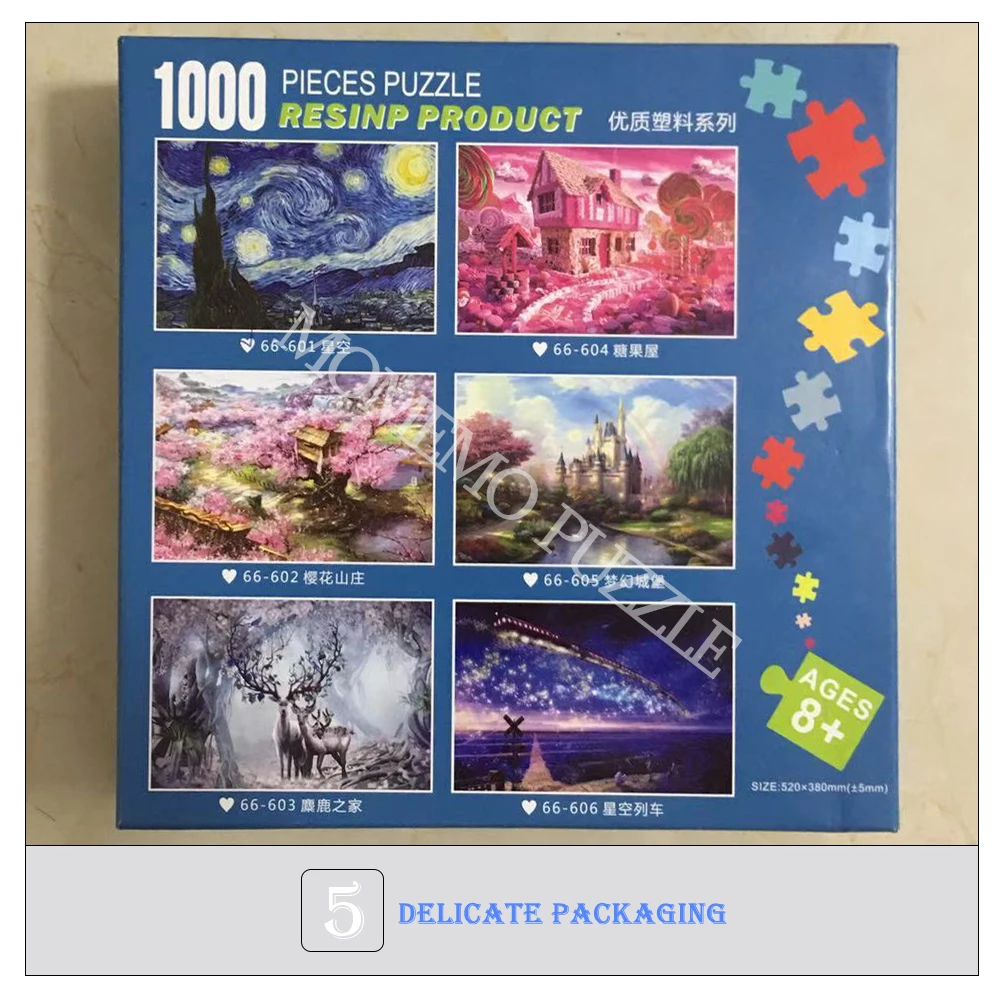Лося в лесе Пластиковые 1000 штук головоломки животное пинтинг головоломки для взрослых детей творческие Diy головоломки игры игрушки, домашний декор